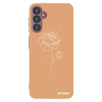 Picasee silikonový průhledný obal pro Samsung Galaxy A05s A057G - Peonies