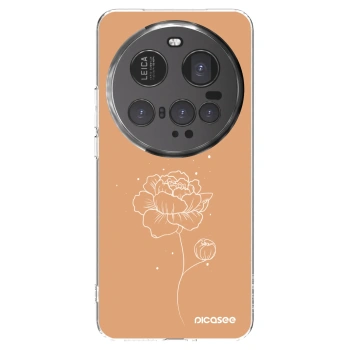 Picasee silikonový průhledný obal pro Xiaomi 15 Ultra - Peonies