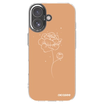 Picasee silikonový průhledný obal pro Apple iPhone 17 - Peonies