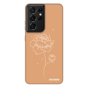 Obal pro Samsung Galaxy S21 Ultra 5G G998B - Peonies