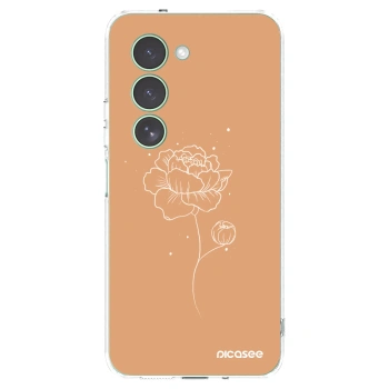 Picasee silikonový průhledný obal pro Xiaomi Redmi 15 5G - Peonies