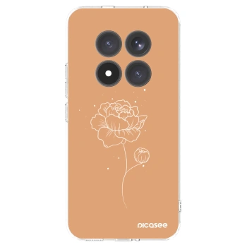 Picasee silikonový průhledný obal pro Xiaomi Redmi Note 15 Pro+ - Peonies