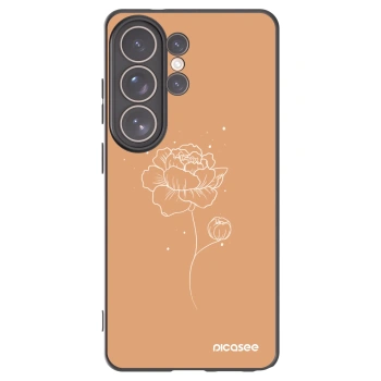 Picasee silikonový černý obal pro Samsung Galaxy S26 Ultra - Peonies
