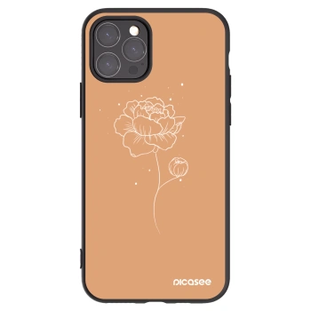 Picasee silikonový černý obal pro Apple iPhone 11 Pro - Peonies