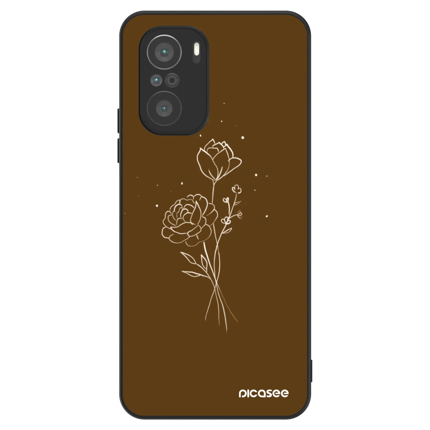 Picasee ULTIMATE CASE pro Xiaomi Poco F3 - Brown flowers