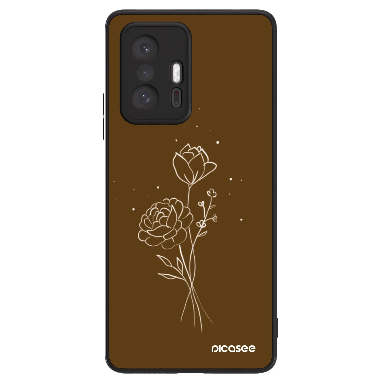 Picasee ULTIMATE CASE pro Xiaomi 11T - Brown flowers