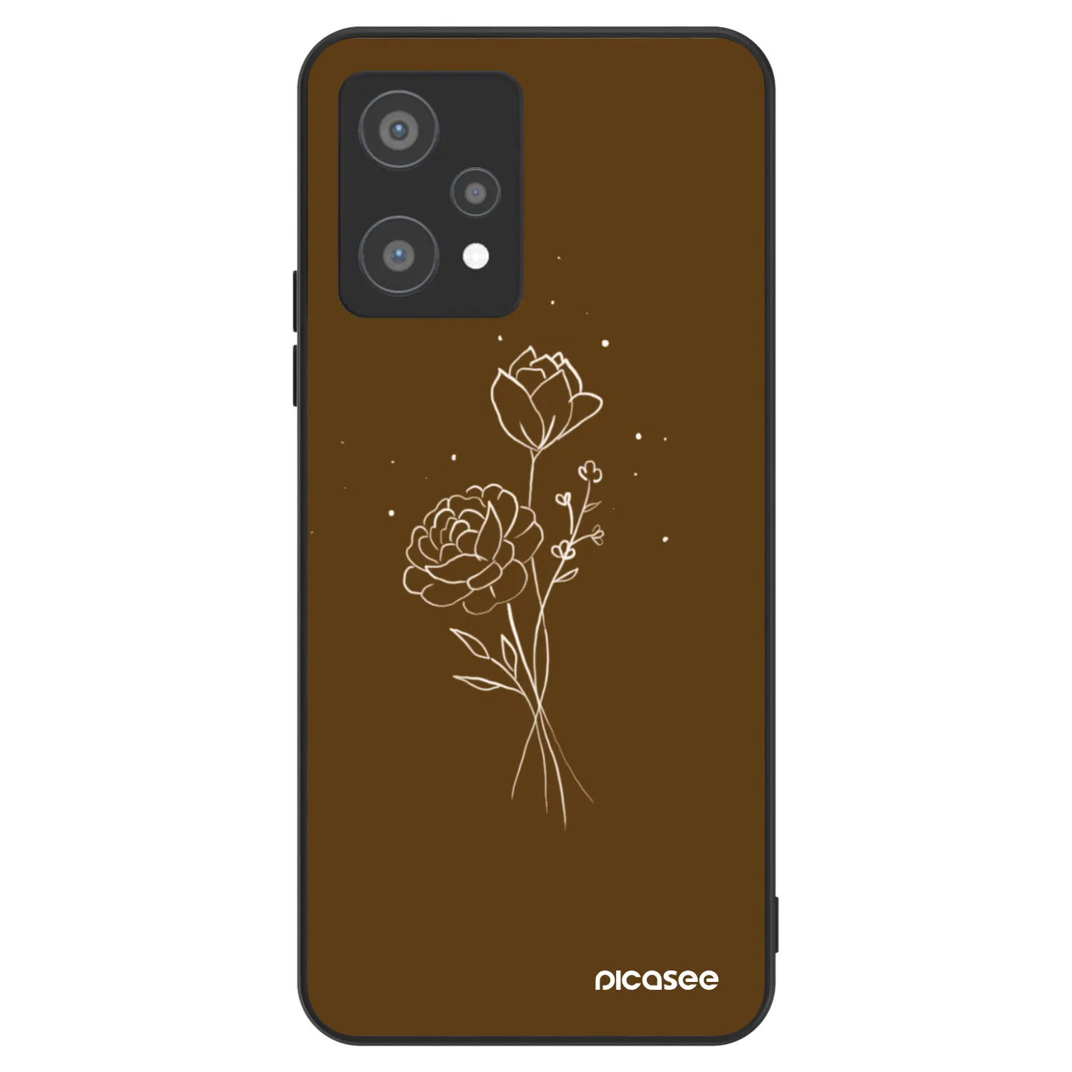 Picasee ULTIMATE CASE pro Realme 9 Pro 5G - Brown flowers