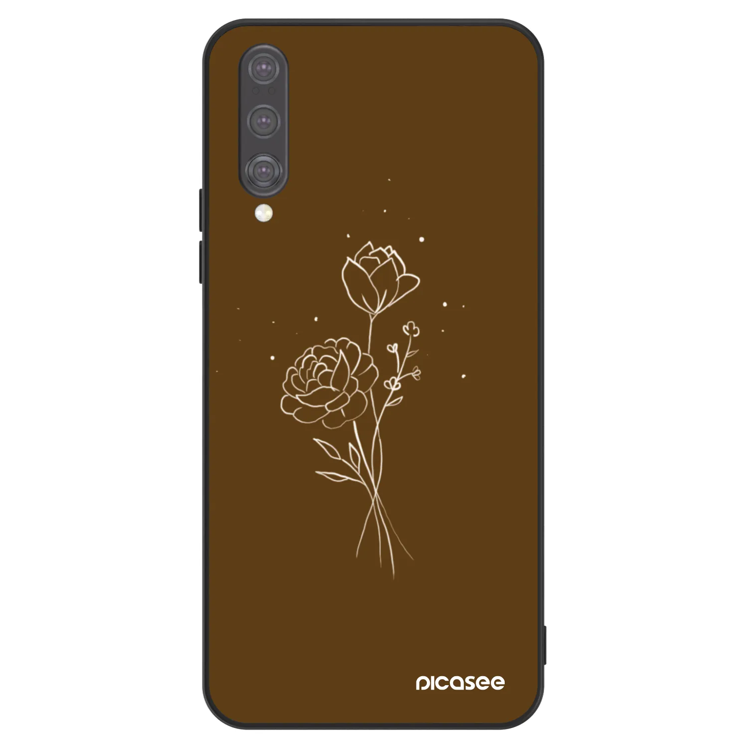 Picasee ULTIMATE CASE pro Huawei P20 Pro - Brown flowers