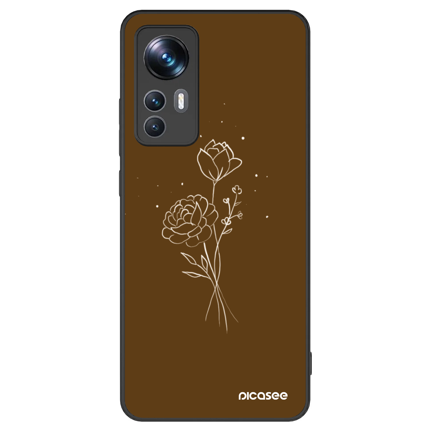 Picasee ULTIMATE CASE pro Xiaomi 12T Pro - Brown flowers