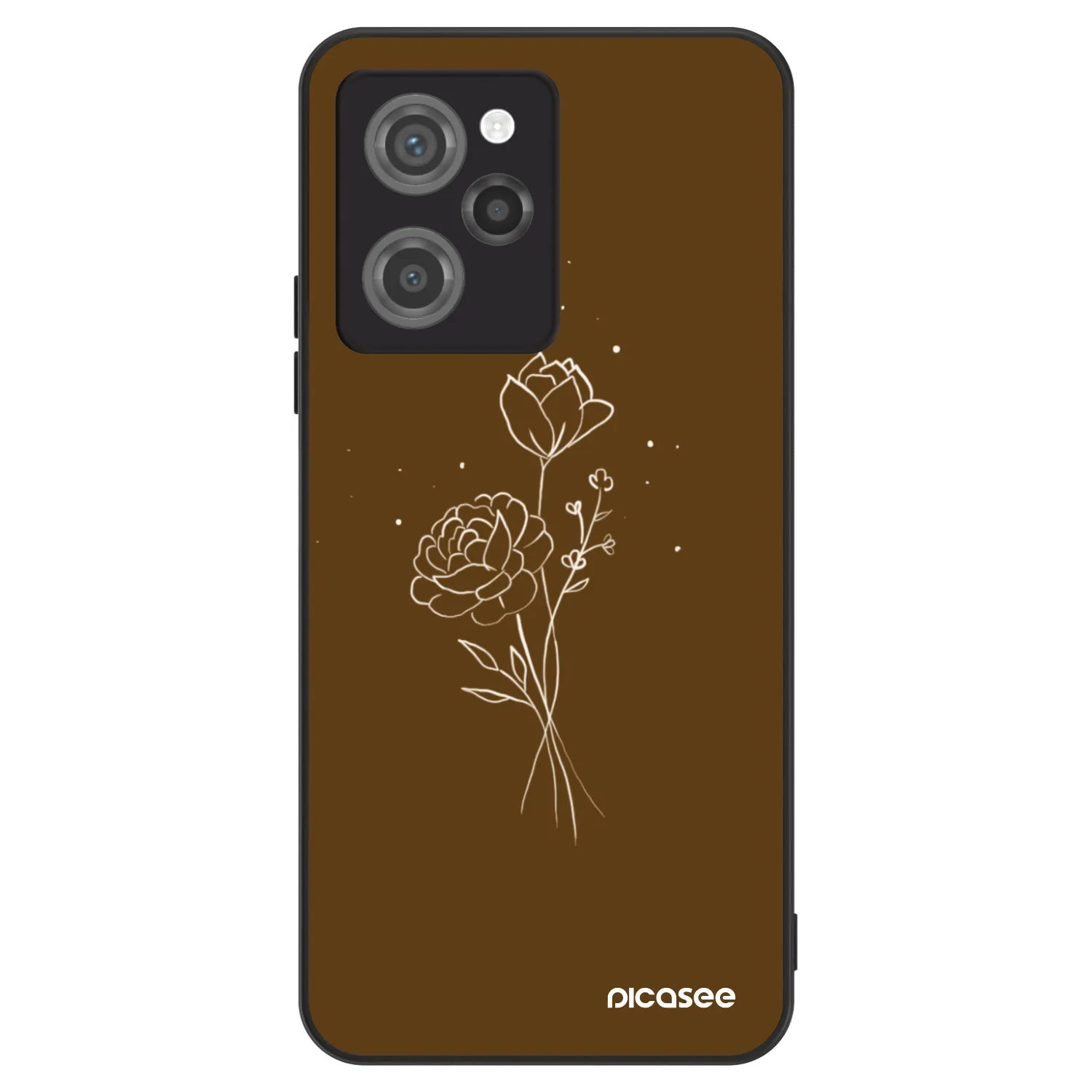 Picasee ULTIMATE CASE pro Xiaomi Poco X5 Pro - Brown flowers