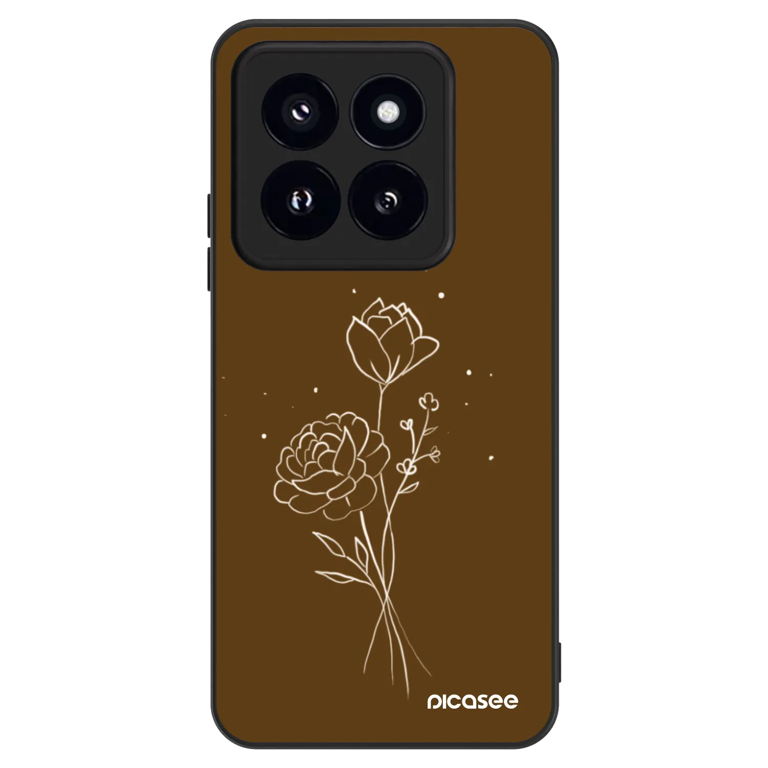 Picasee ULTIMATE CASE pro Xiaomi 14 Pro - Brown flowers