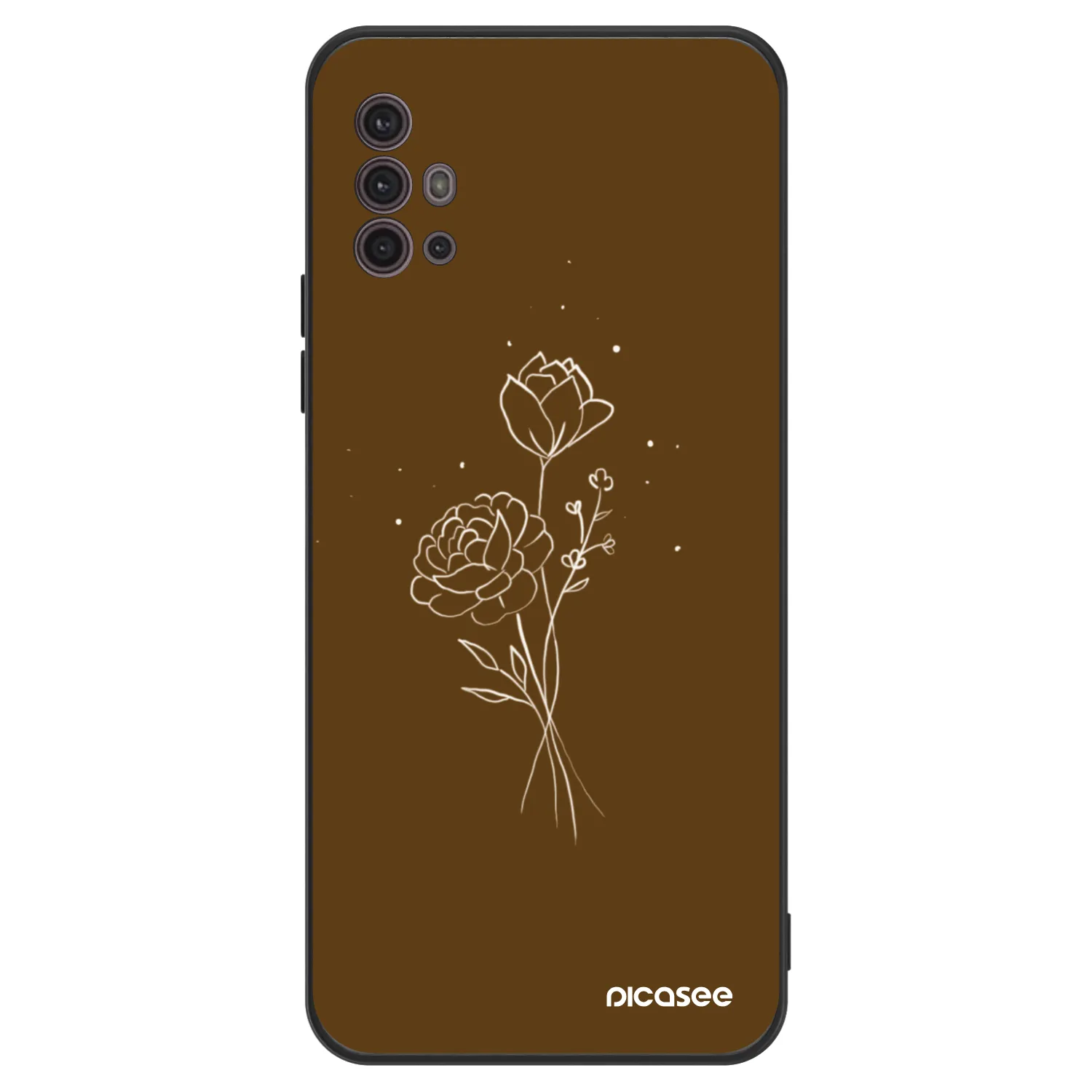 Picasee ULTIMATE CASE pro Motorola Moto G30 - Brown flowers