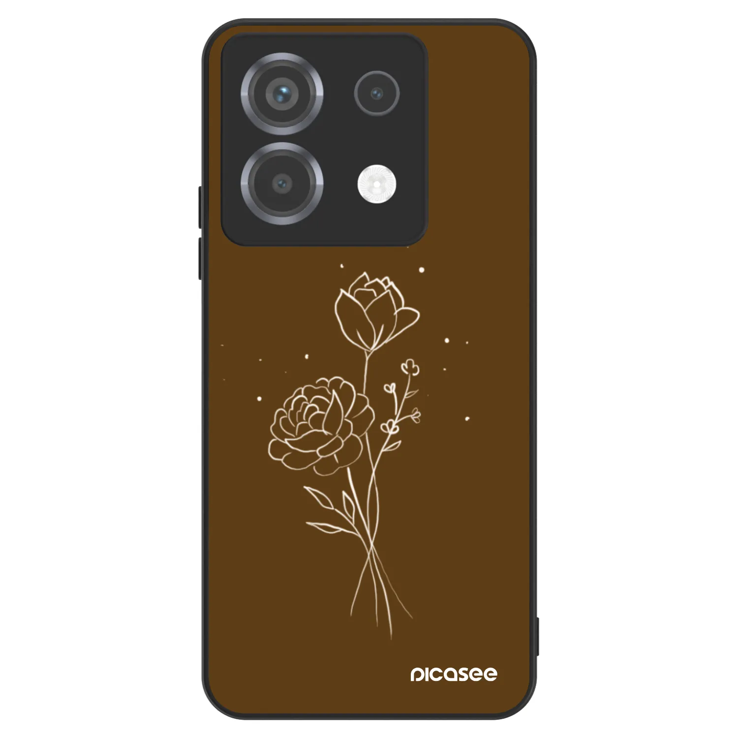 Picasee ULTIMATE CASE pro Xiaomi Poco X6 - Brown flowers