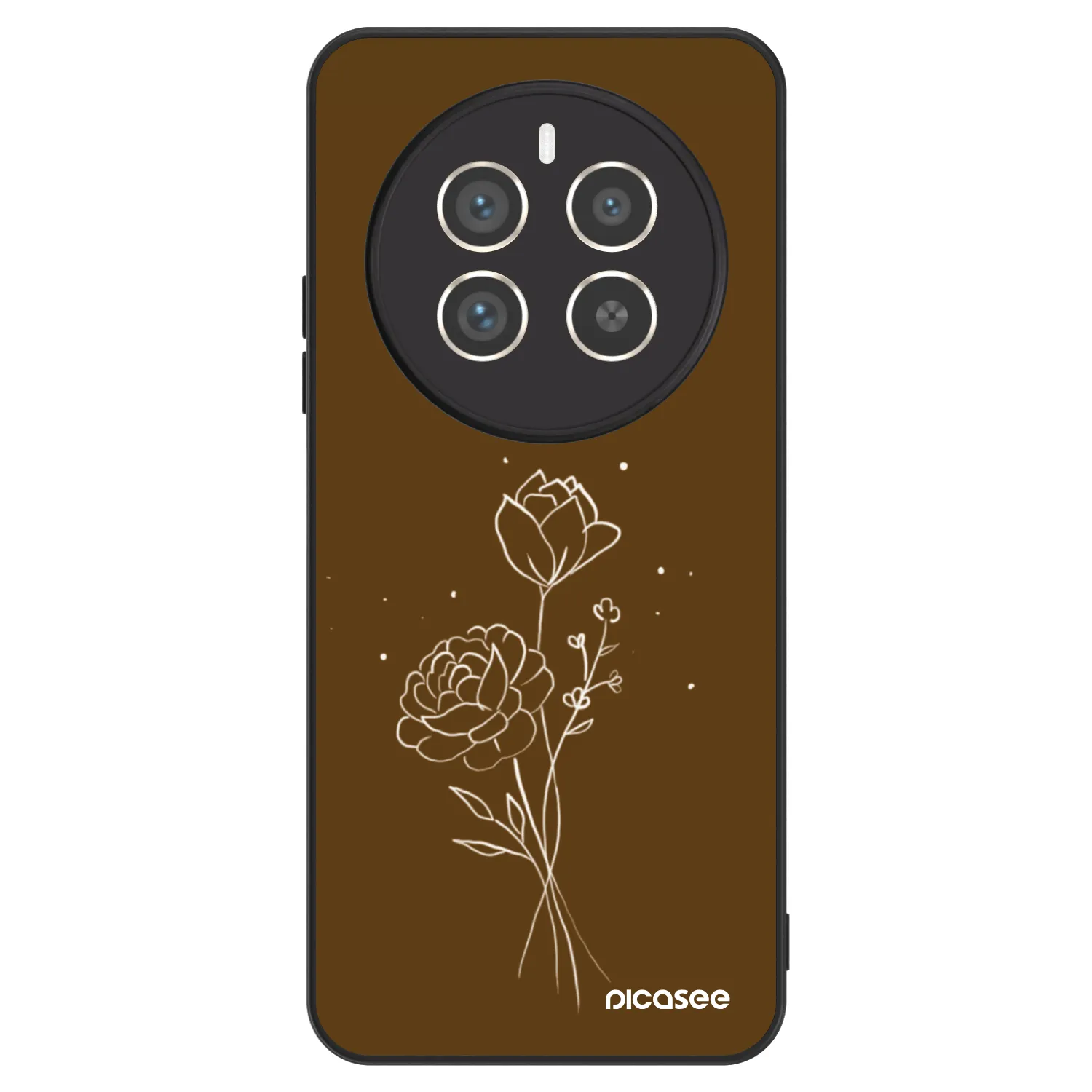 Picasee ULTIMATE CASE pro Realme 12 Pro 5G - Brown flowers