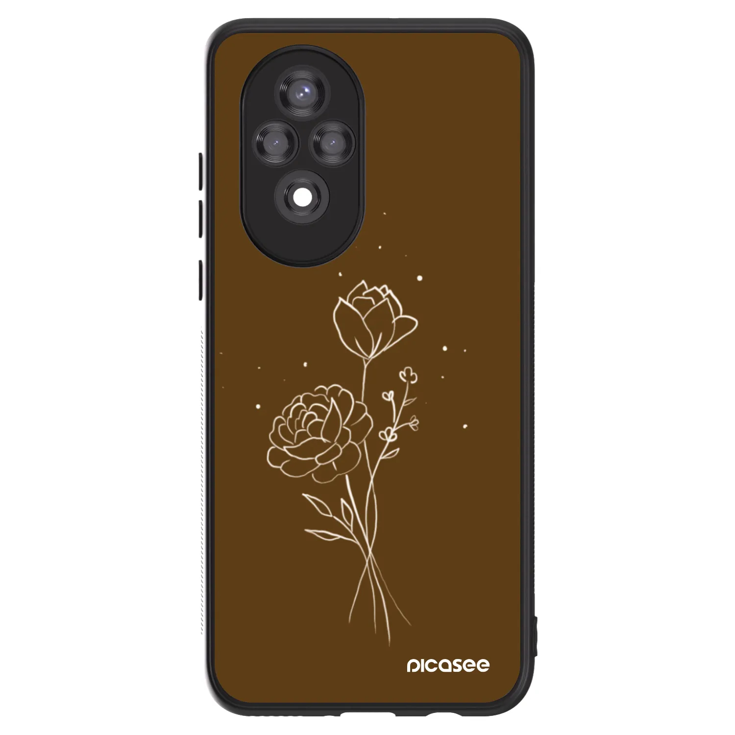 Picasee ULTIMATE CASE pro Honor 200 5G - Brown flowers