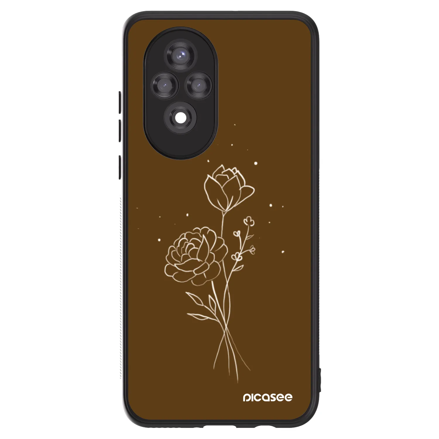 Picasee ULTIMATE CASE pro Honor 200 Pro 5G - Brown flowers