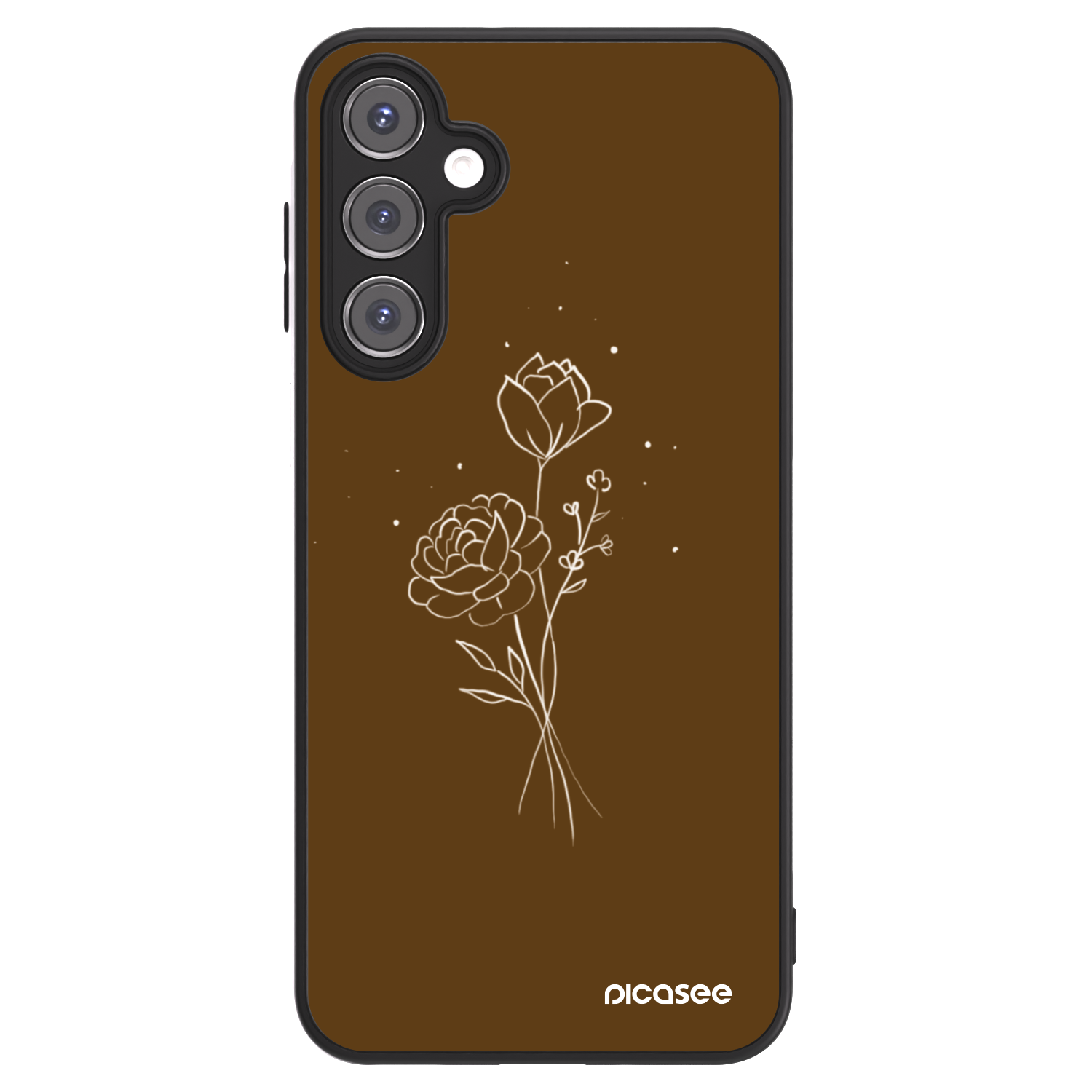 Picasee ULTIMATE CASE pro Samsung Galaxy A16 5G - Brown flowers