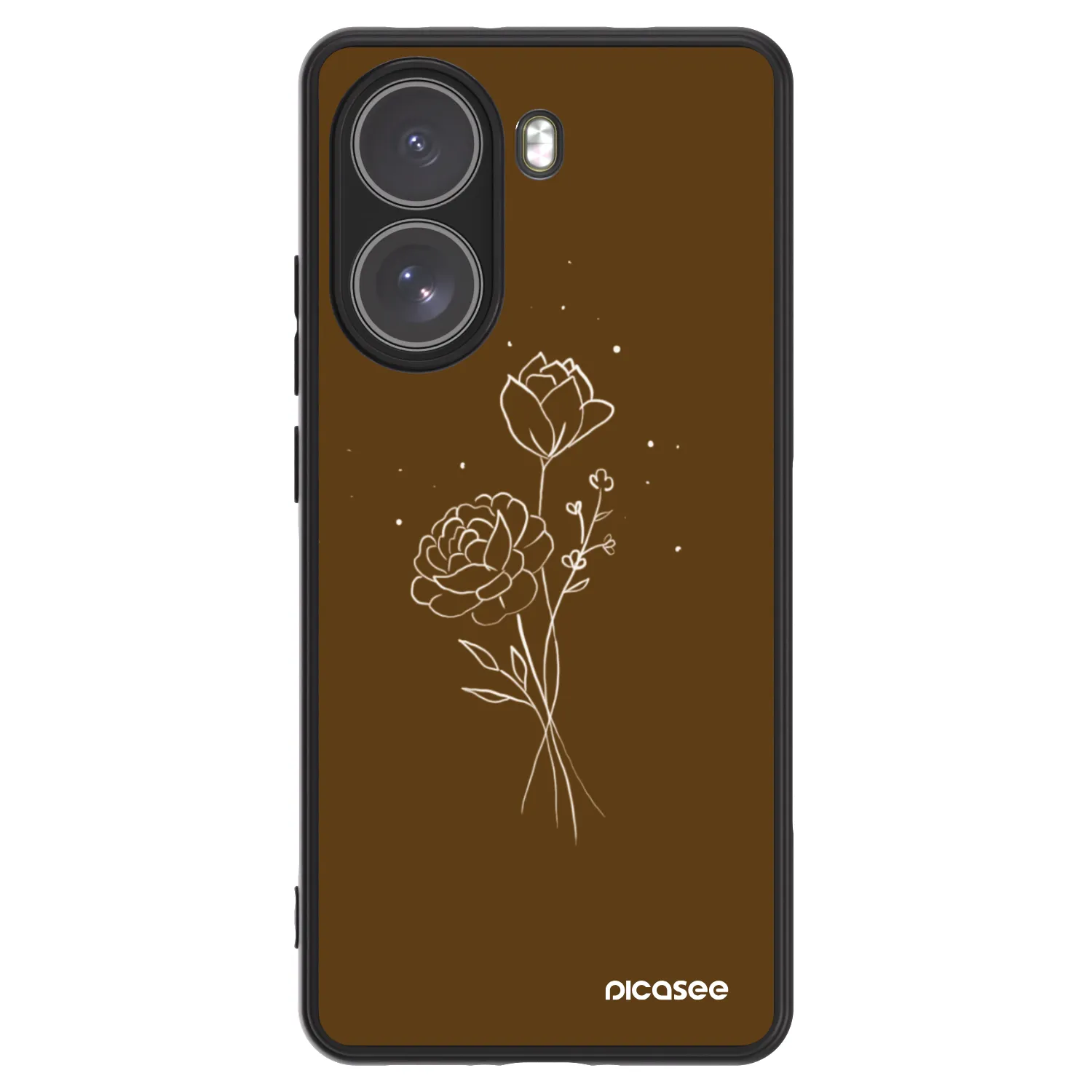 Picasee ULTIMATE CASE pro Xiaomi Poco X7 Pro 5G - Brown flowers