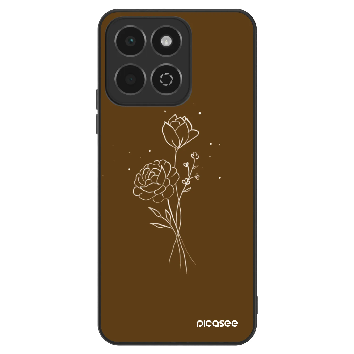 Picasee ULTIMATE CASE pro Honor 200 Smart 5G - Brown flowers