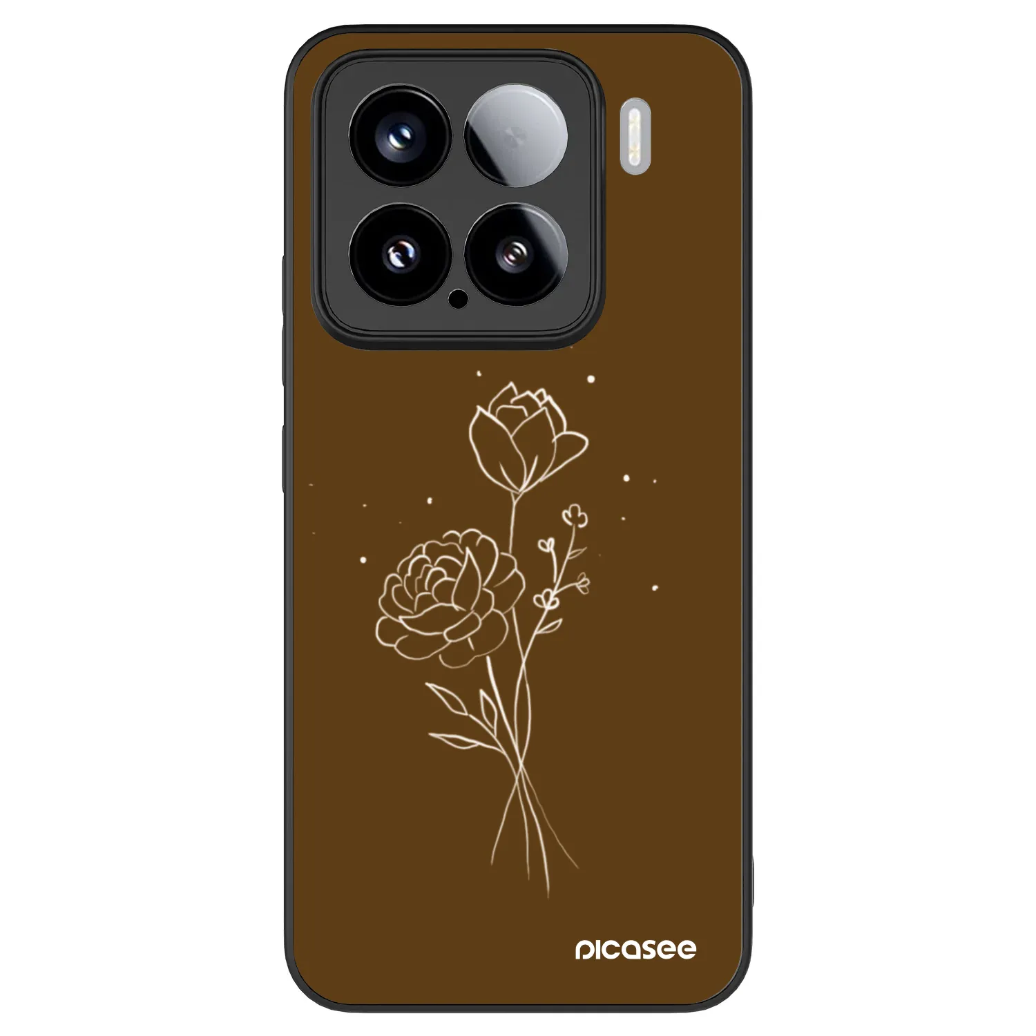Picasee ULTIMATE CASE pro Xiaomi 15 - Brown flowers