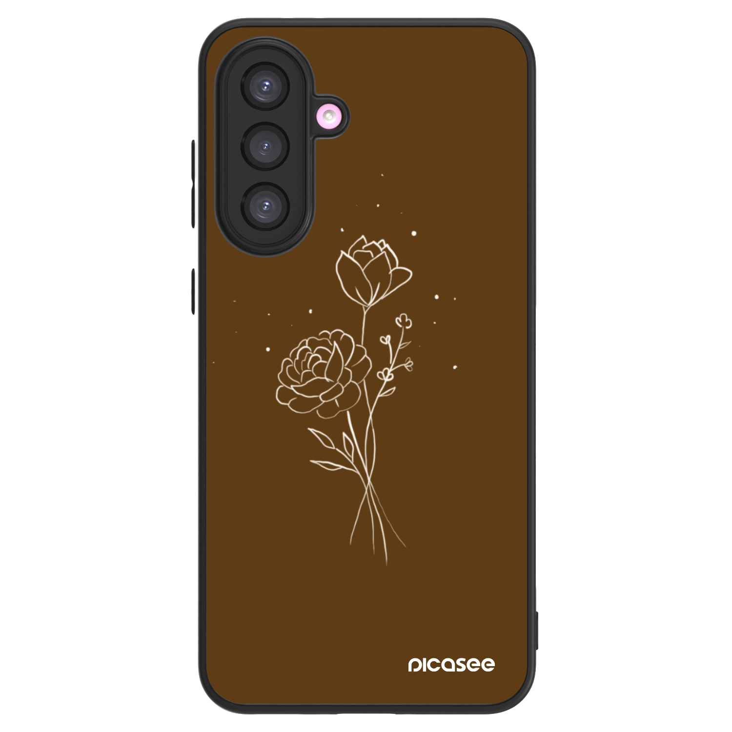 Picasee ULTIMATE CASE pro Samsung Galaxy A36 5G - Brown flowers