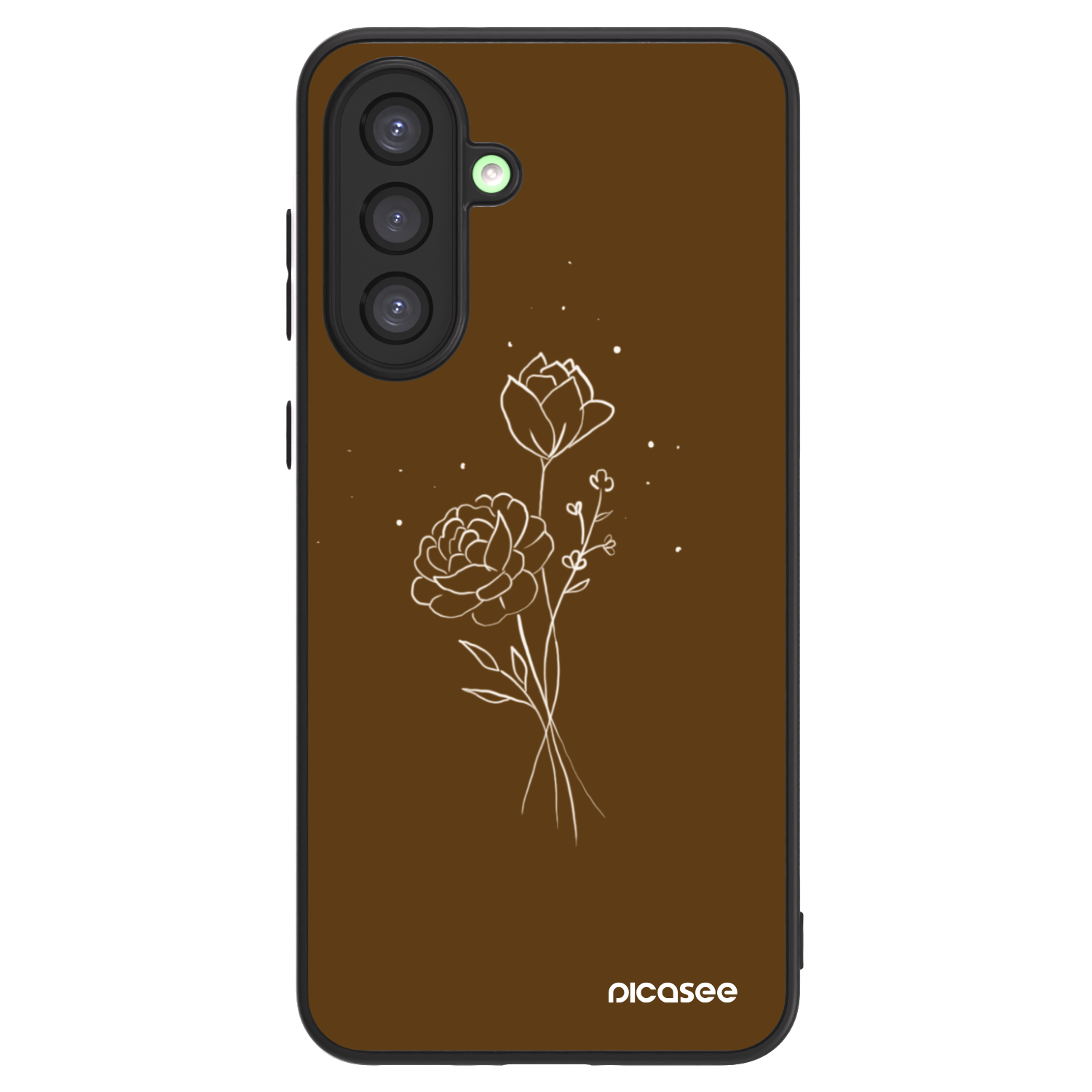 Picasee ULTIMATE CASE pro Samsung Galaxy A26 5G A266B - Brown flowers