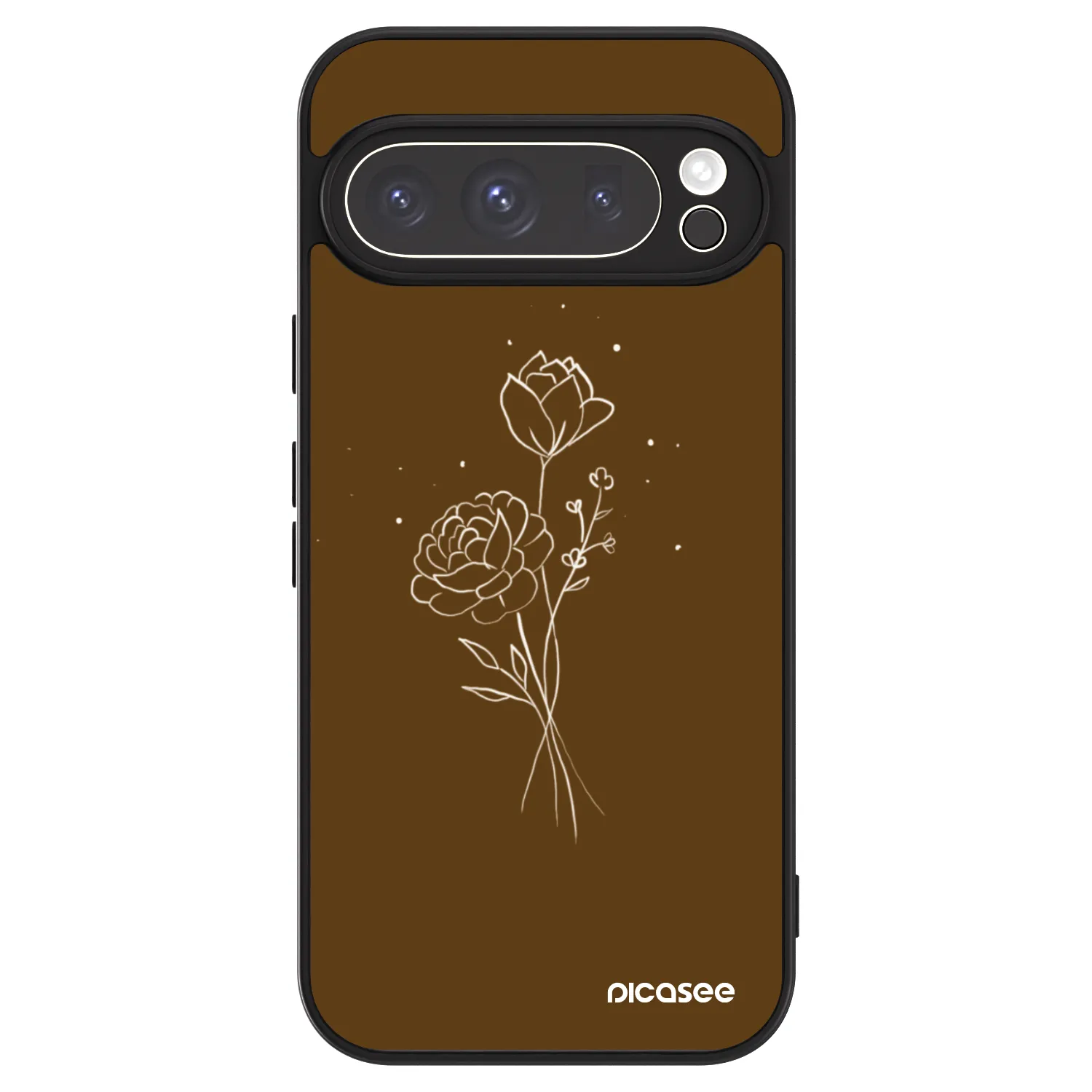 Picasee ULTIMATE CASE pro Google Pixel 9 Pro - Brown flowers