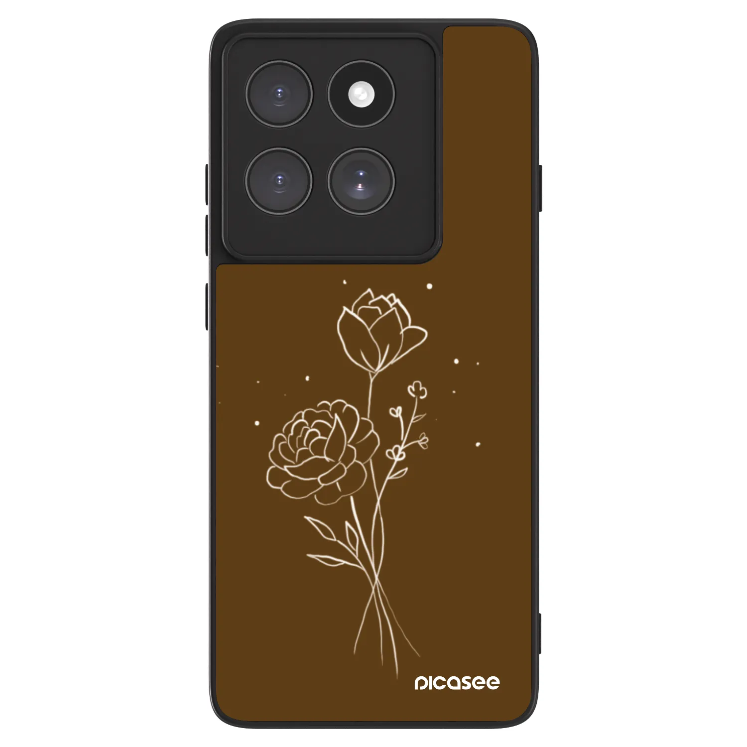 Picasee ULTIMATE CASE pro Motorola Edge 60 Fusion - Brown flowers