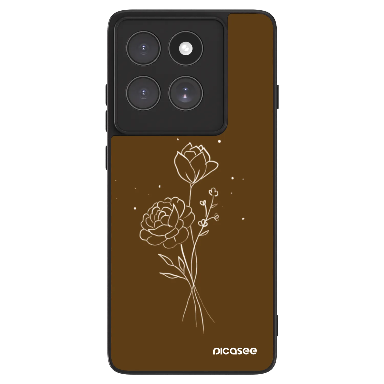 Picasee ULTIMATE CASE pro Motorola Edge 60 5G - Brown flowers