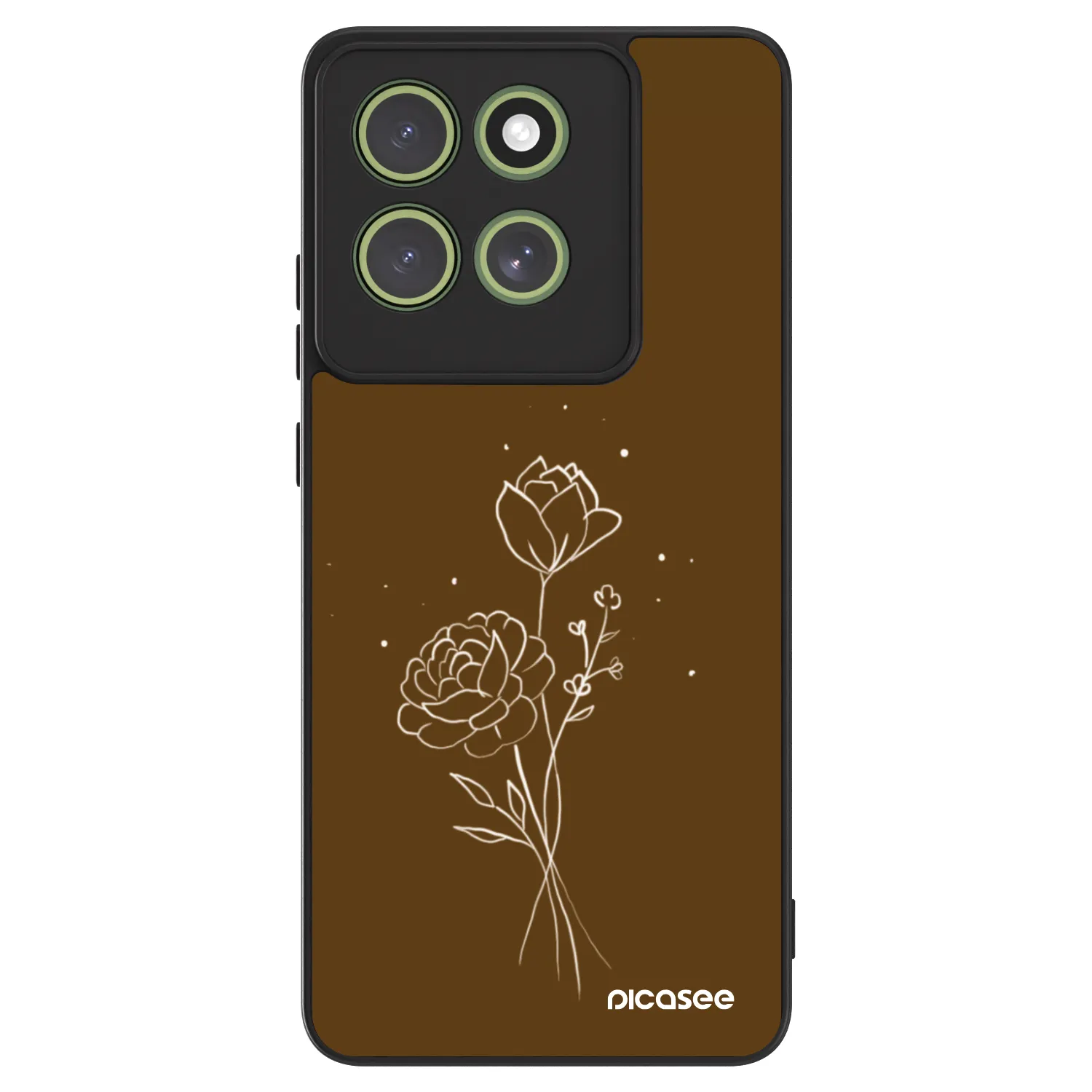 Picasee ULTIMATE CASE pro Motorola Moto G86 5G - Brown flowers