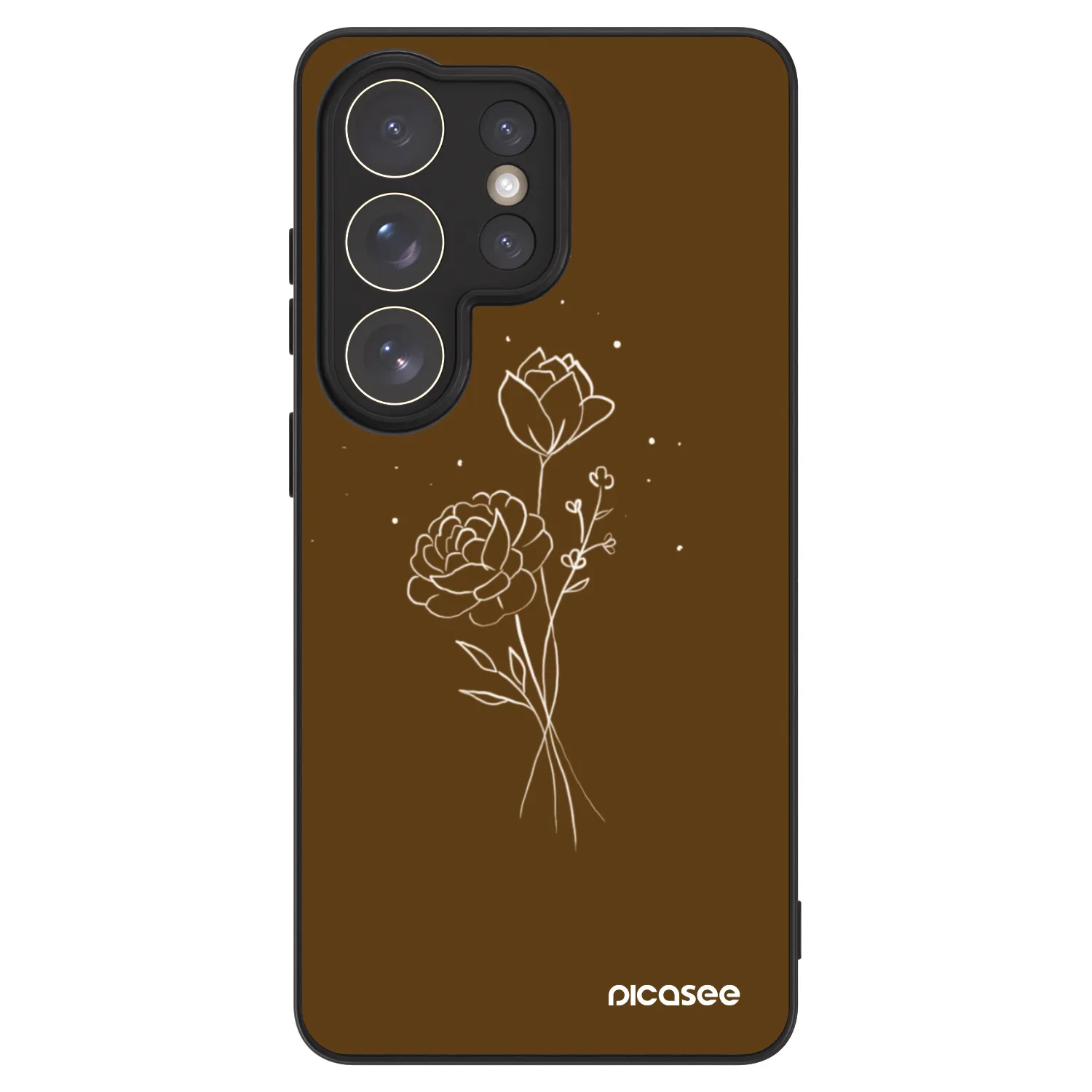 Picasee ULTIMATE CASE pro Samsung Galaxy S26 Ultra - Brown flowers