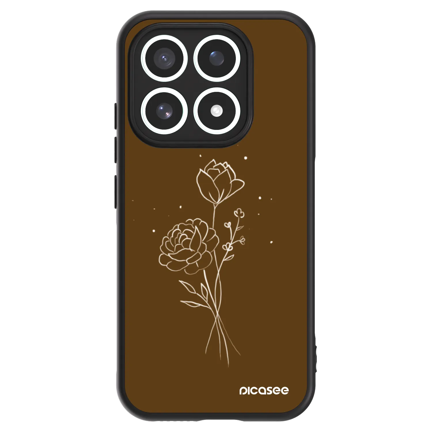 Picasee ULTIMATE CASE pro Xiaomi 17 - Brown flowers