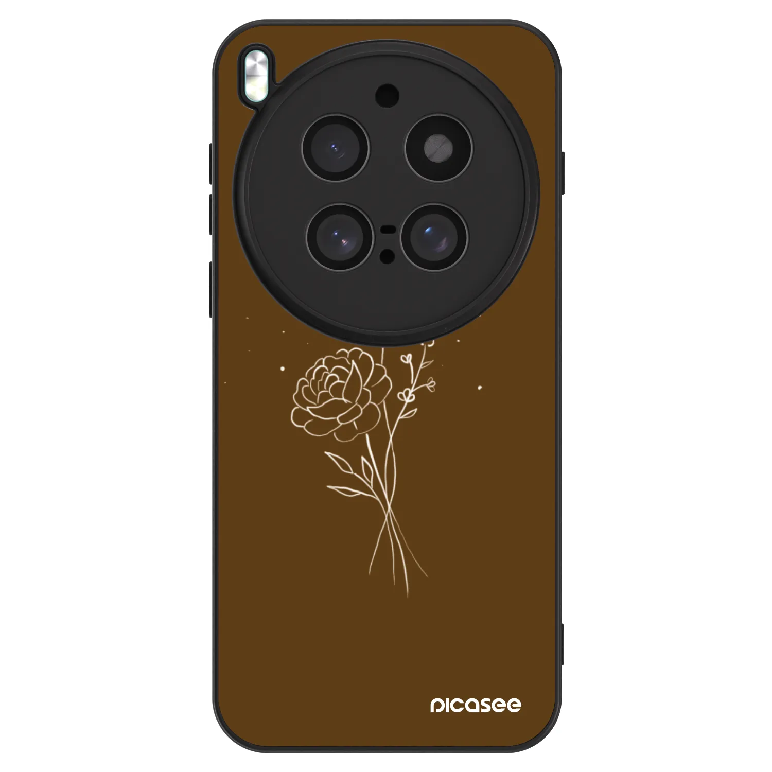 Picasee ULTIMATE CASE pro Vivo X300 Pro - Brown flowers