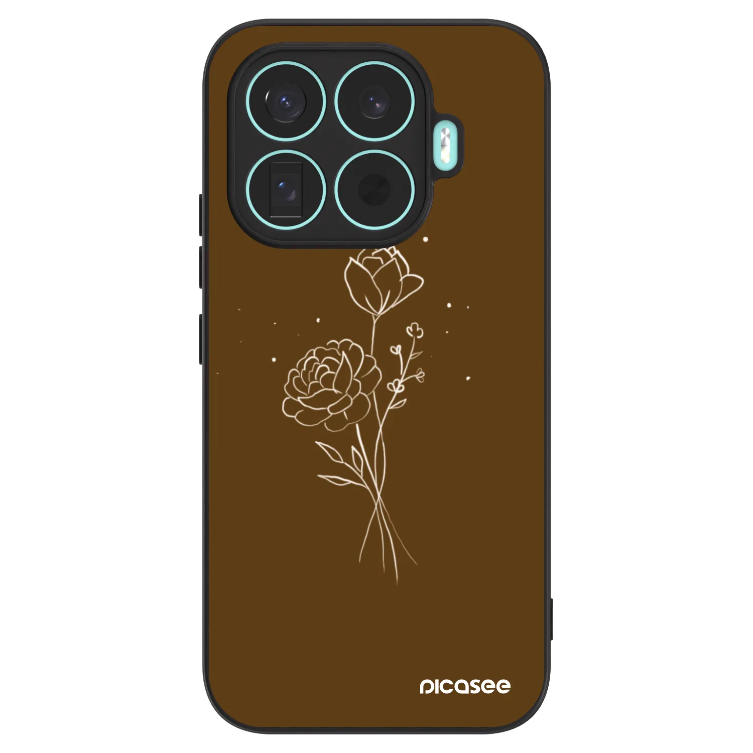 Picasee ULTIMATE CASE pro Xiaomi 17T - Brown flowers