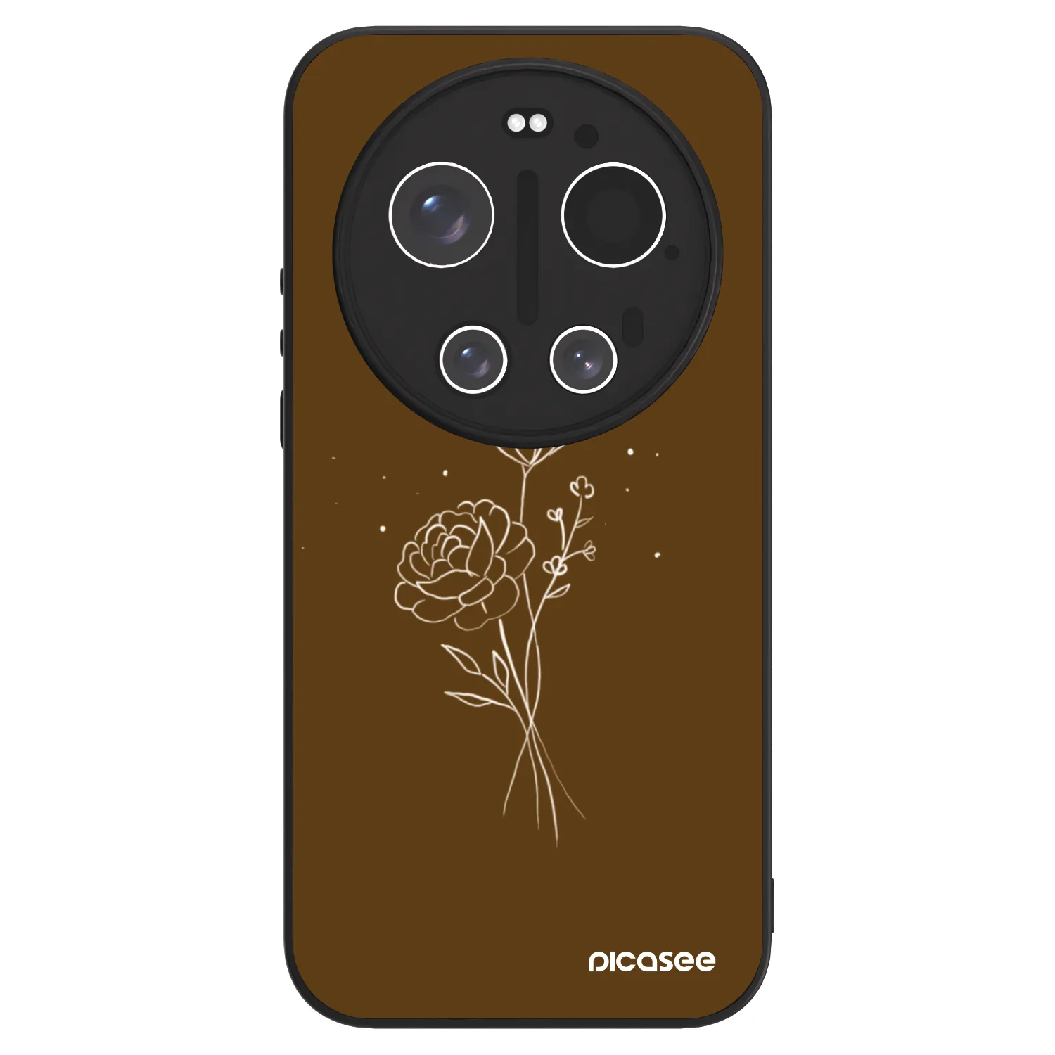 Picasee ULTIMATE CASE PowerShare pro Xiaomi 17 Ultra - Brown flowers