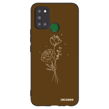 Obal pro Realme 7i - Brown flowers