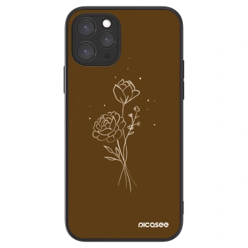 Picasee ULTIMATE CASE pro Apple iPhone 11 Pro - Brown flowers