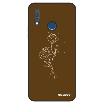 Obal pro Huawei P20 Lite - Brown flowers