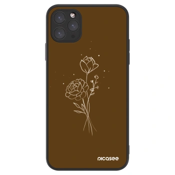 Picasee ULTIMATE CASE pro Apple iPhone 11 Pro Max - Brown flowers