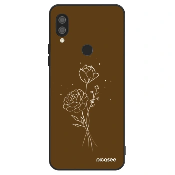 Obal pro Xiaomi Redmi 7 - Brown flowers