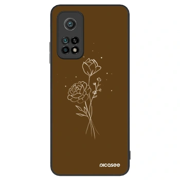 Obal pro Xiaomi Mi 10T Pro - Brown flowers