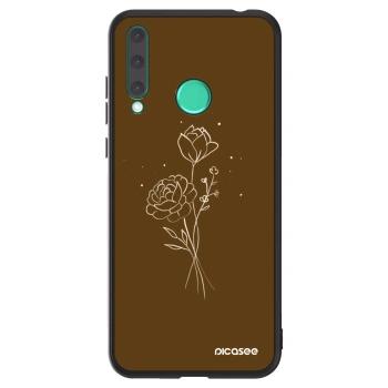 Obal pro Honor 20 Lite - Brown flowers