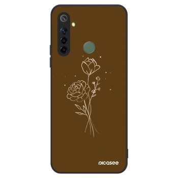 Obal pro Realme 6i - Brown flowers