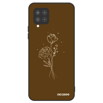 Obal pro Samsung Galaxy A42 A426B - Brown flowers
