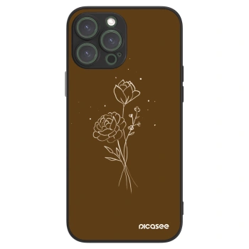 Picasee ULTIMATE CASE pro Apple iPhone 13 Pro Max - Brown flowers