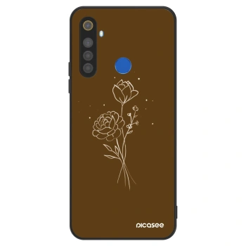 Obal pro Realme 5 - Brown flowers