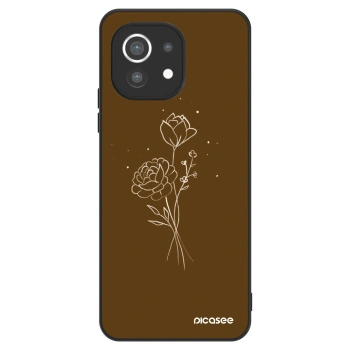 Obal pro Xiaomi Mi 11 - Brown flowers