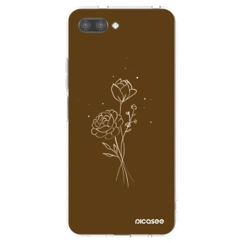Obal pro Honor 10 - Brown flowers