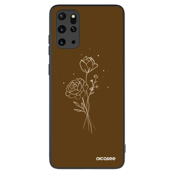 Obal pro Samsung Galaxy S20+ G985F - Brown flowers