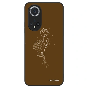 Obal pro Huawei Nova 9 SE - Brown flowers